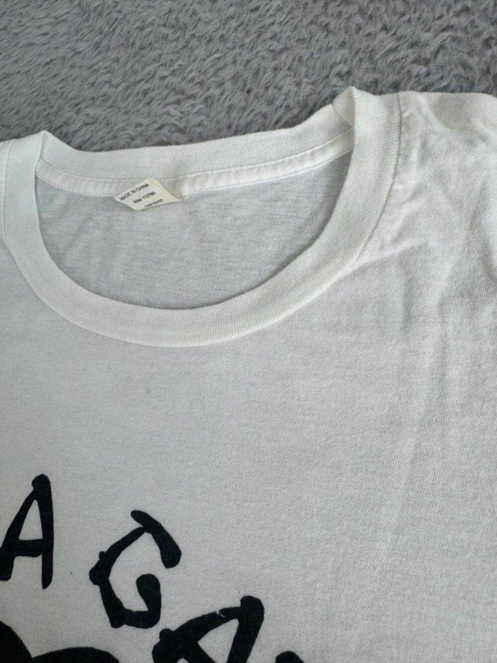 Gabba Gabba Long Sleeve White Tee Shirt Mens M Graphic Unisex Retro Design - Picture 2 of 9